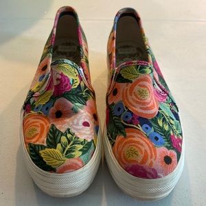 Rifle Paper Co Slipon Keds Size 7.5 women